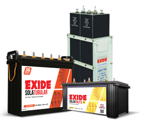 EXIDE TUBULAR FLOODED SOLAR BATTERIES